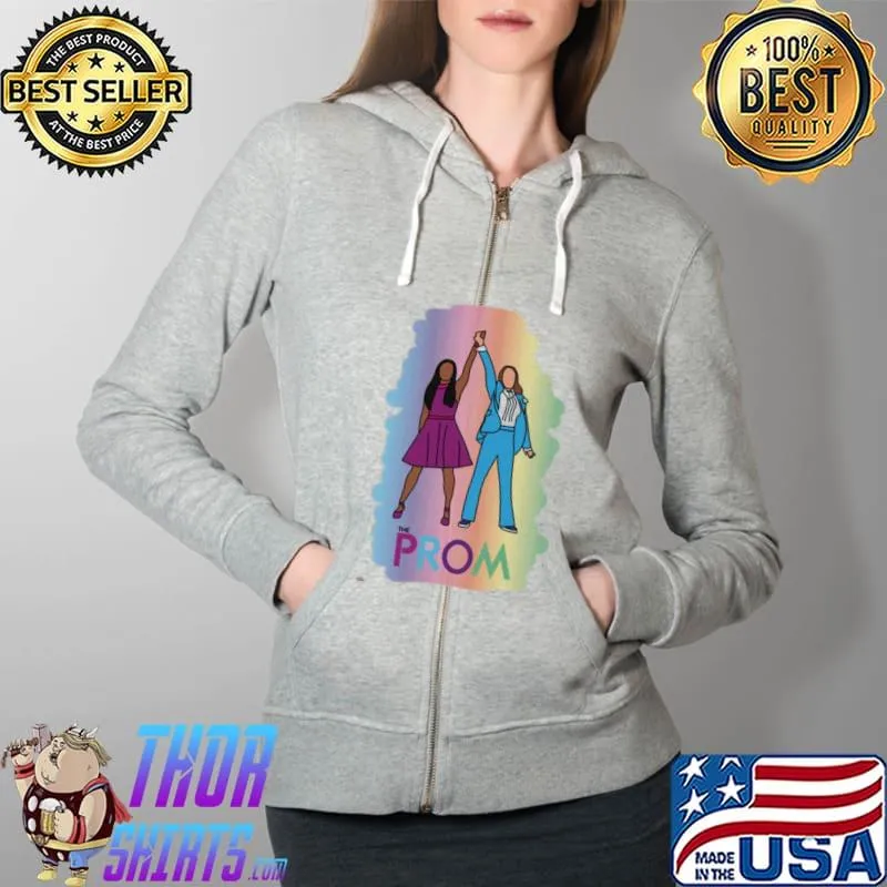 Premium The Prom Emma Alyssa Dance Proud Lgbt Unisex Hoodie Full Zip Hooded