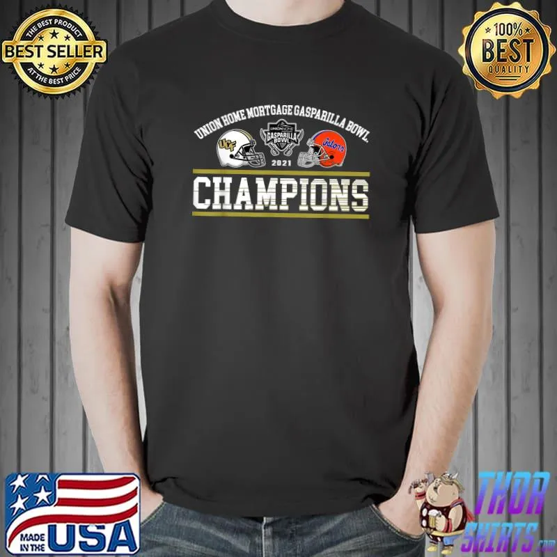 Premium UCF Football Team 2021 Gasparilla Bowl Champions nd T-Shirt Unisex