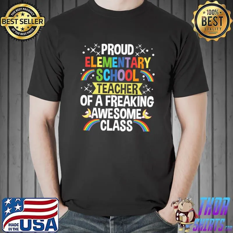 Proud elementary school teacher Teacher Premium T-Shirt Unisex