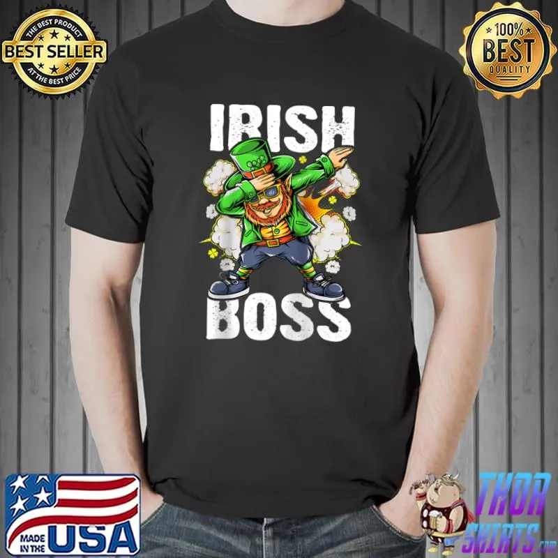 St Patricks Day Outfit for Toddler Boy, Dabbing Leprechaun Raglan Baseball T Shirt Unisex