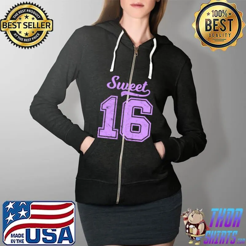 sweet sixteen boy and girl 2006 Vintage 16th birthday T-Shirt Full Zip Hooded