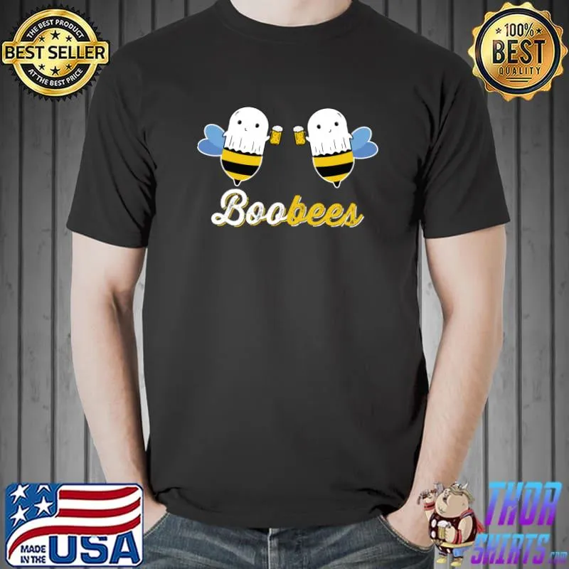 Top Boo Bees Halloween Costume Cute Ghost T Shirt