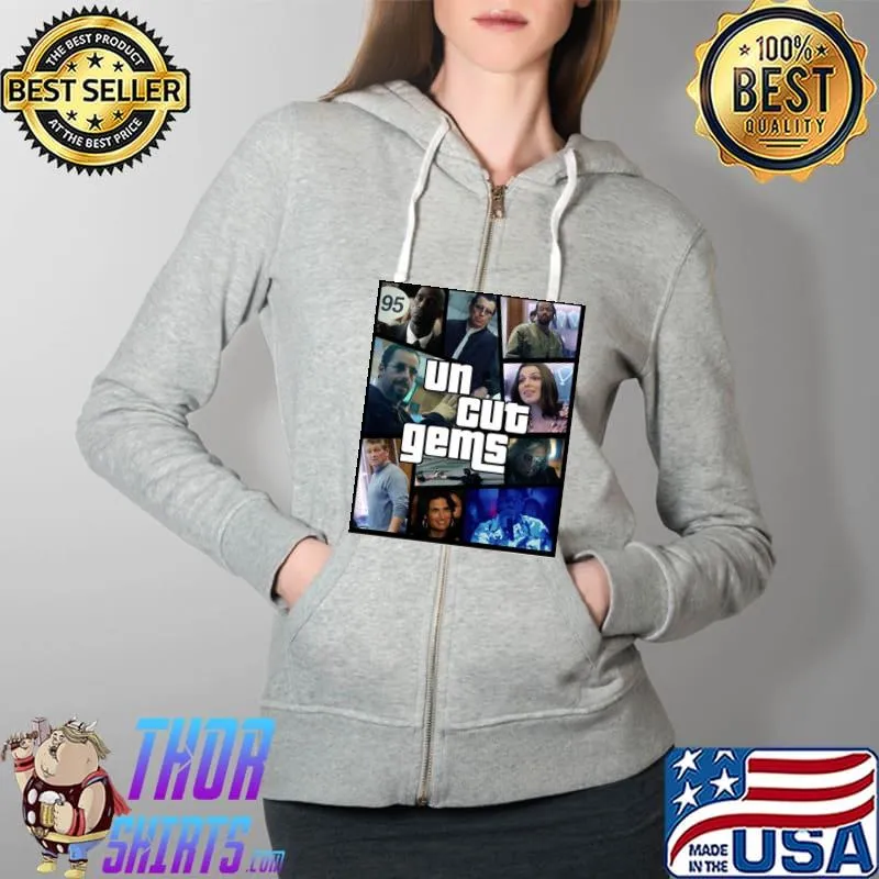 Top Gta Uncut Gems Unisex Hoodie Full Zip Hooded
