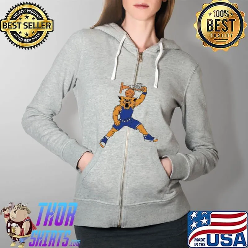 Top K Basketball T-Shirt Full Zip Hooded