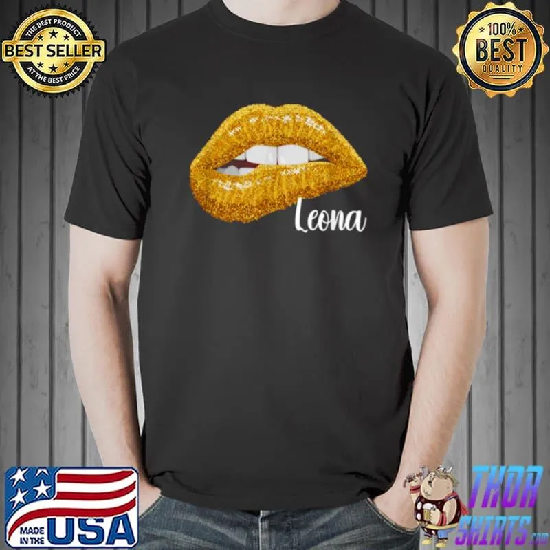 Top Leona First Name Shirt Unisex