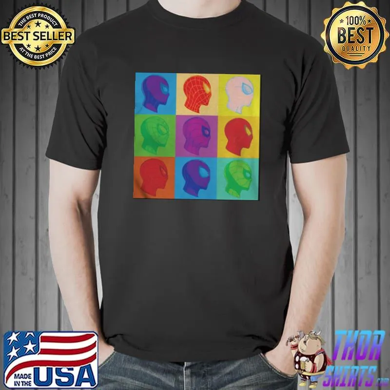 Top Spider pop art shirt