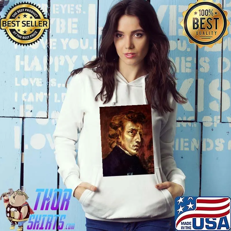 Top The Portrait Of Frédéric Chopin Eugène Delacroix 1838 Unisex T-Shirt