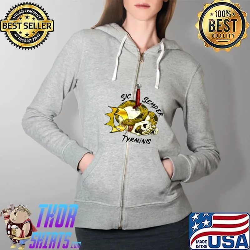 Trauma Naked's Sic Semper Tyrannis T- Full Zip Hooded