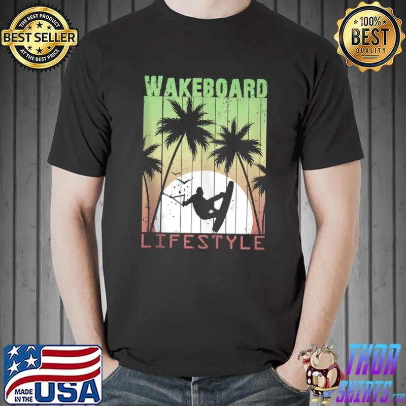 Wakeboard lifestyle vintage design for biting through T-Shirt Unisex