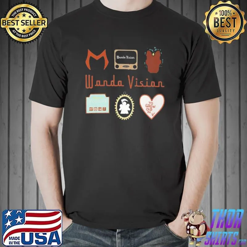 Wanda Vision Tv Show Valentine Disney Marvel Unisex T-Shirt Unisex