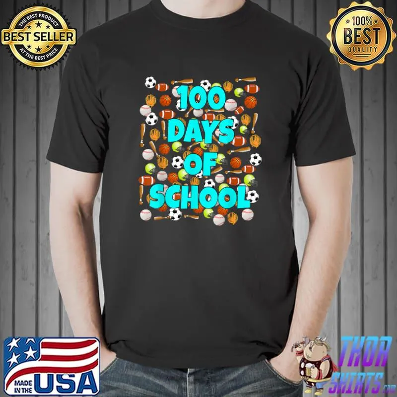 100 Days of School for kids or teachers T-Shirt Unisex