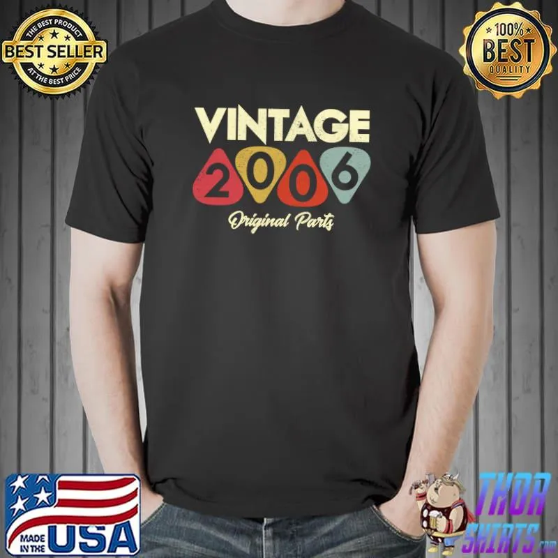 16th Birthday Vintage 2006 Original Parts T-Shirt Unisex