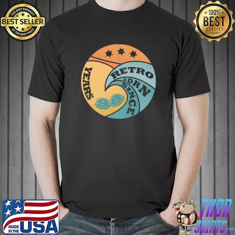 98th Anniversary Classic Retro Vintage Sunset Birthday T-Shirt Unisex