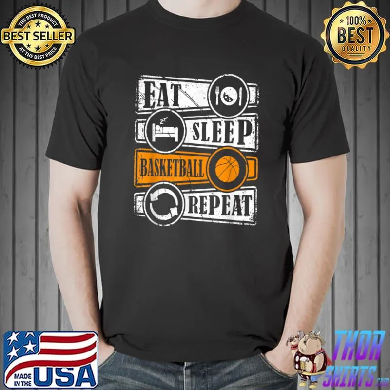 Awesome Funny Cute Vintage Basketball Player Bball Clothing T-Shirt