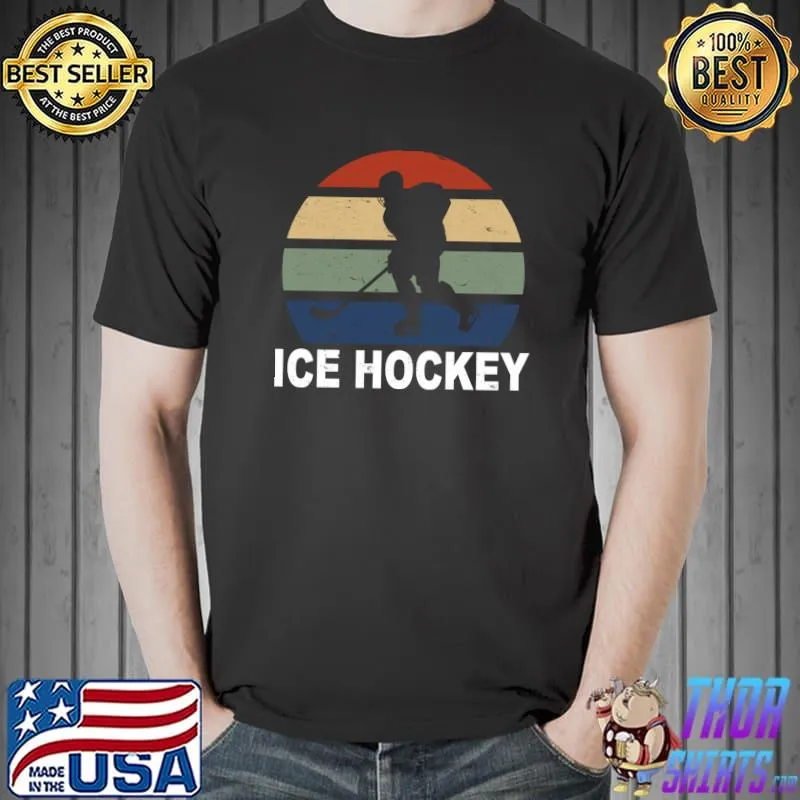 Awesome Ice Hockey Game Ice Hockey Helmet Ice Hockey Player T- Unisex