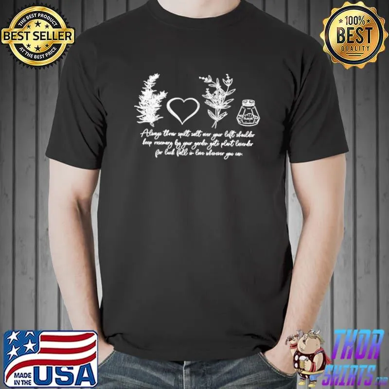 Awesome Salt Rosemary Lavender Love Art Vintage Unisex T-Shirt Unisex