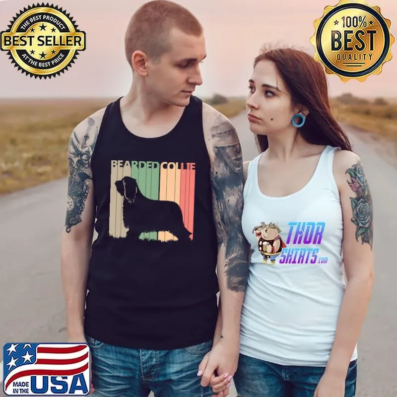 Bearded Collie Premium T-Shirt Tank Top
