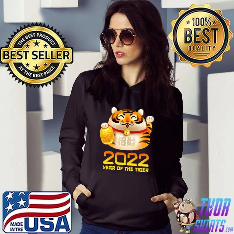 Best Happy Chinese New Year 2022 Kids Cute Year of The Tiger T-shirt