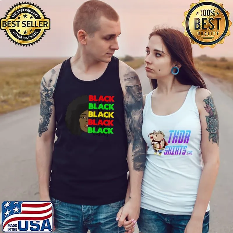 Black History Love World History African American History Premium T-Shirt Tank Top
