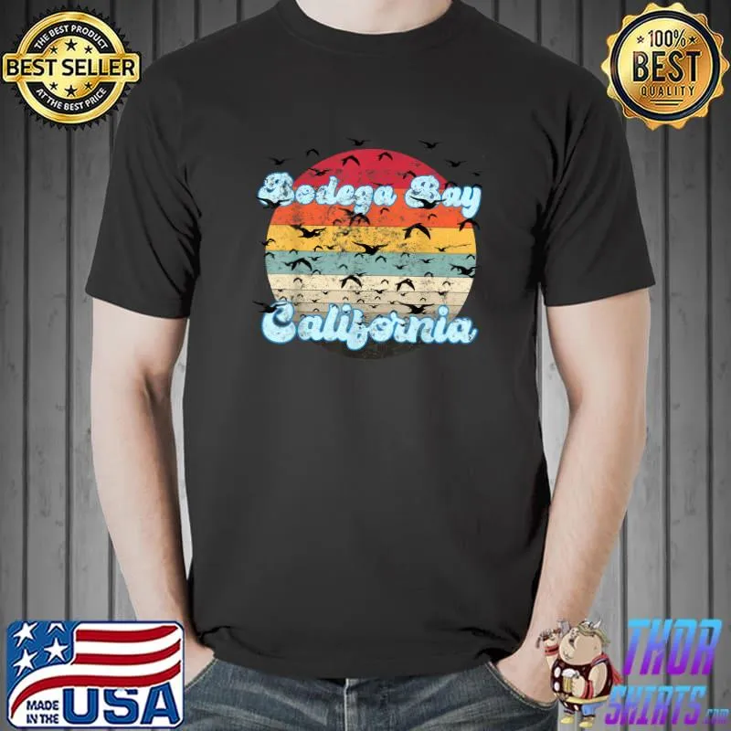 Bodega Bay In California - Birds Aren't Real T-Shirt Unisex