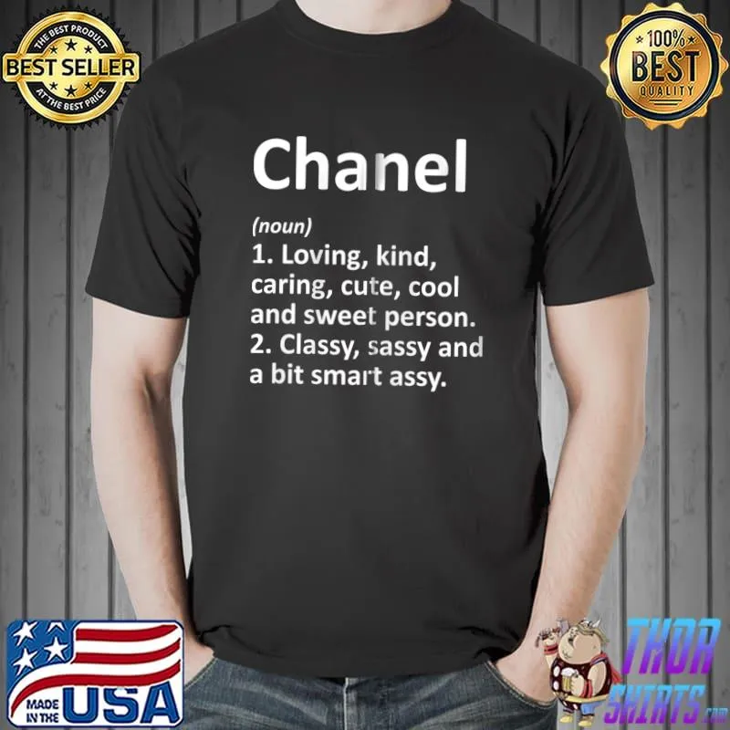 CHANEL Definition Personalized Name Funny Birthday T- Unisex