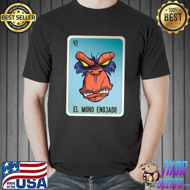 El Mono Enojado Mexican Lottery Mexico Loteria Cards Premium T-Shirt Unisex