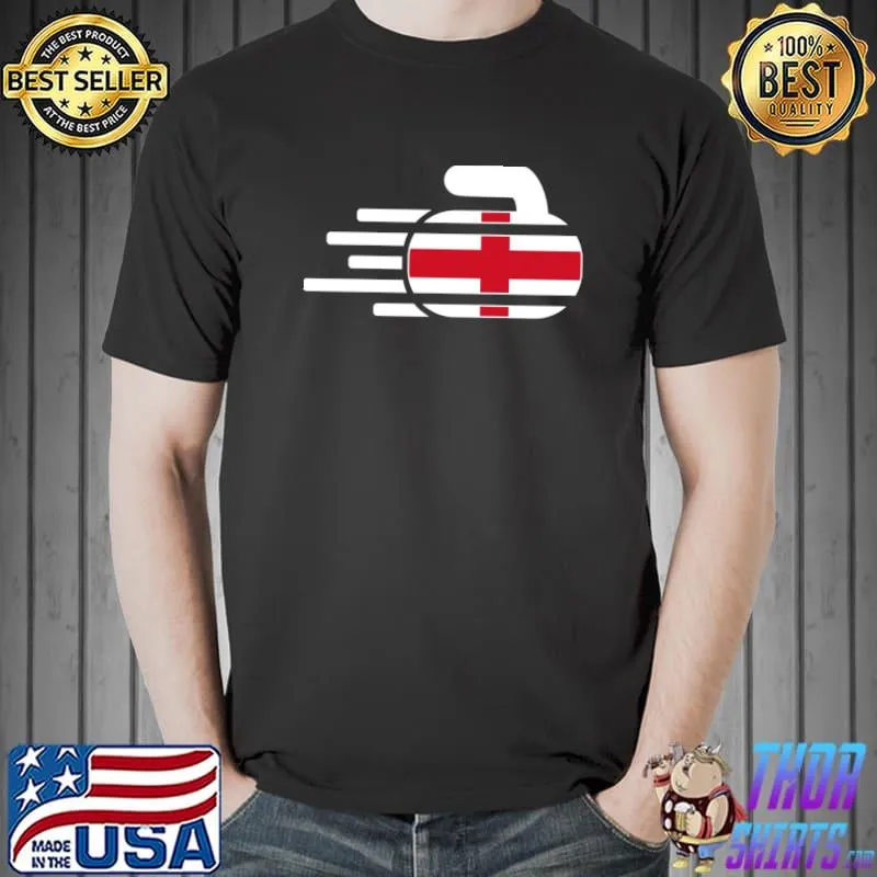 England Curling Fans Jersey English Curlers Winter Sports T- Unisex