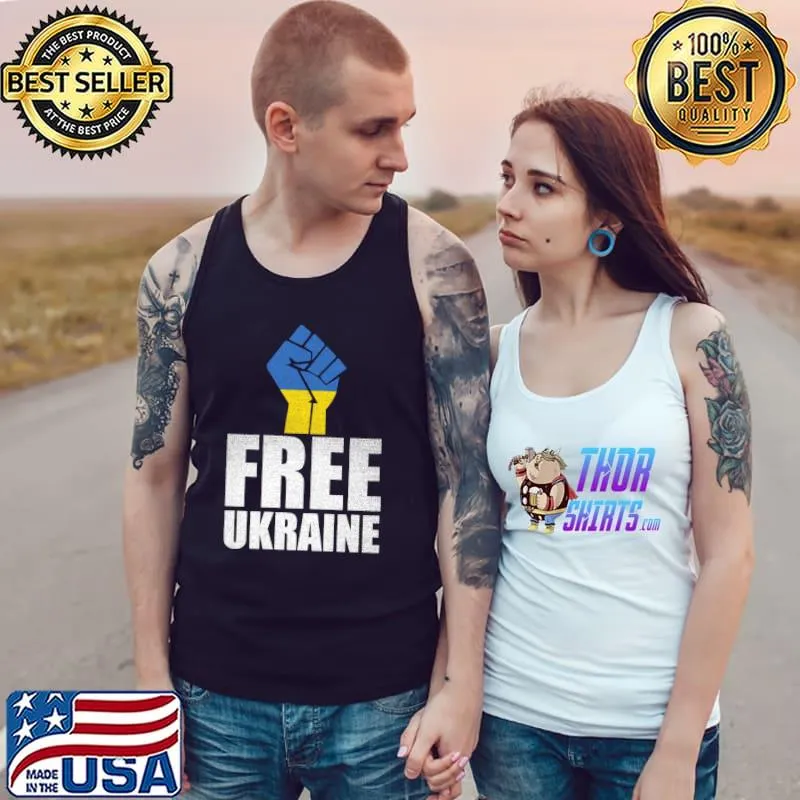 Free Ukraine Stand With Ukraine T-Shirt Tank Top