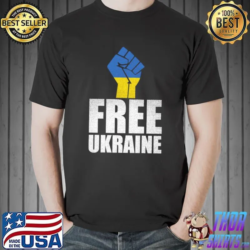 Free Ukraine Stand With Ukraine T-Shirt Unisex