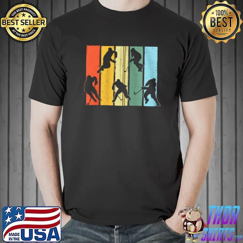 Funny Ice Hockey Art For Men Women Ice Hockey Player Sport T- Unisex
