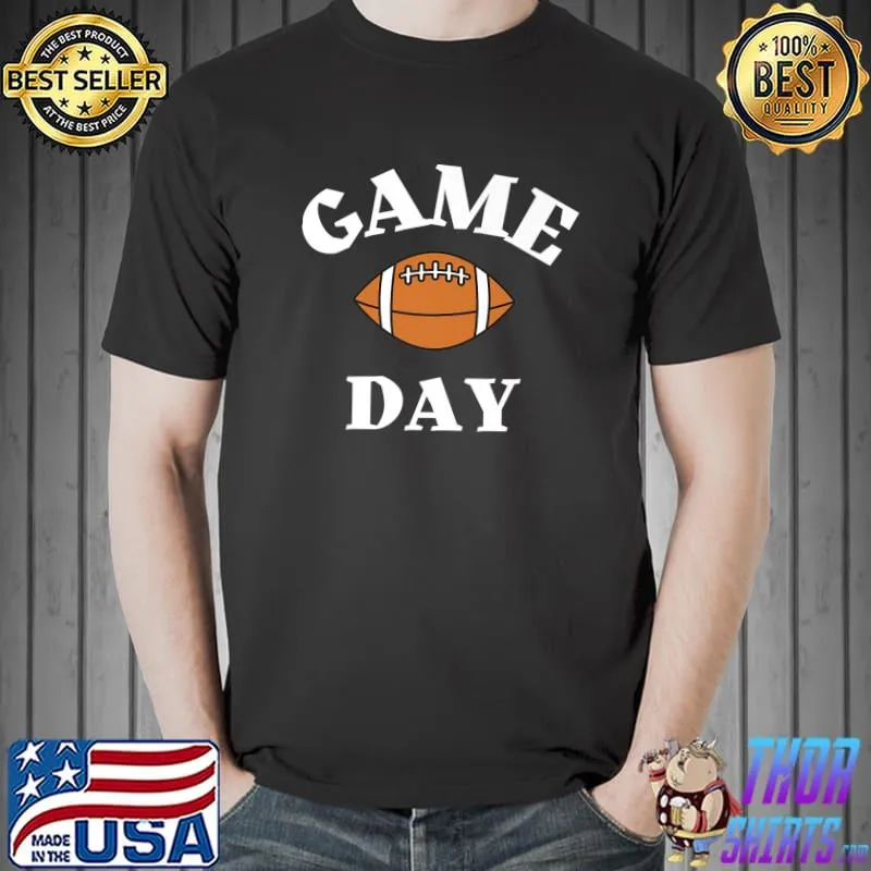 Game Day Football Season Funny Men Women Team Sports Premium T-Shirt Unisex