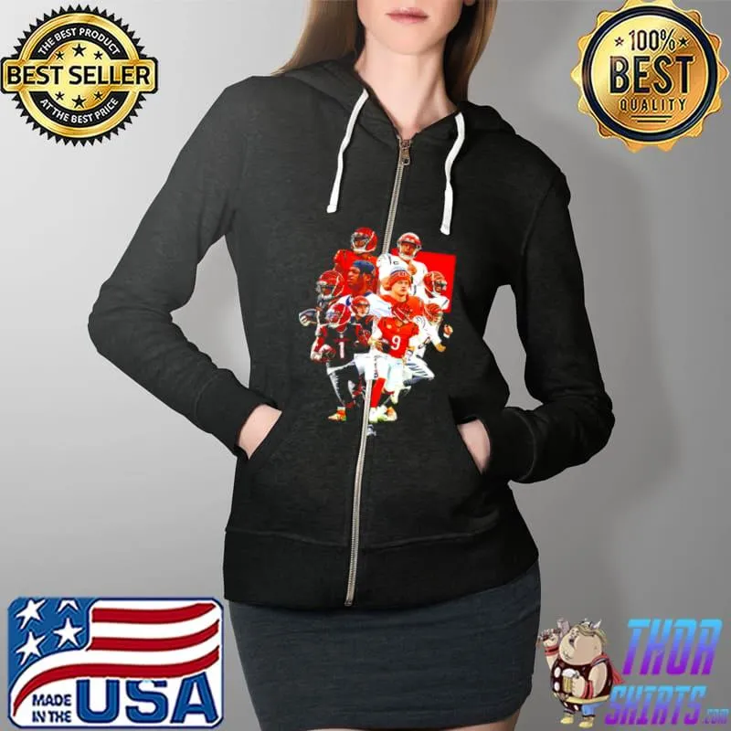 Joe Burrow And Ja’marr Chase Shirt Full Zip Hooded
