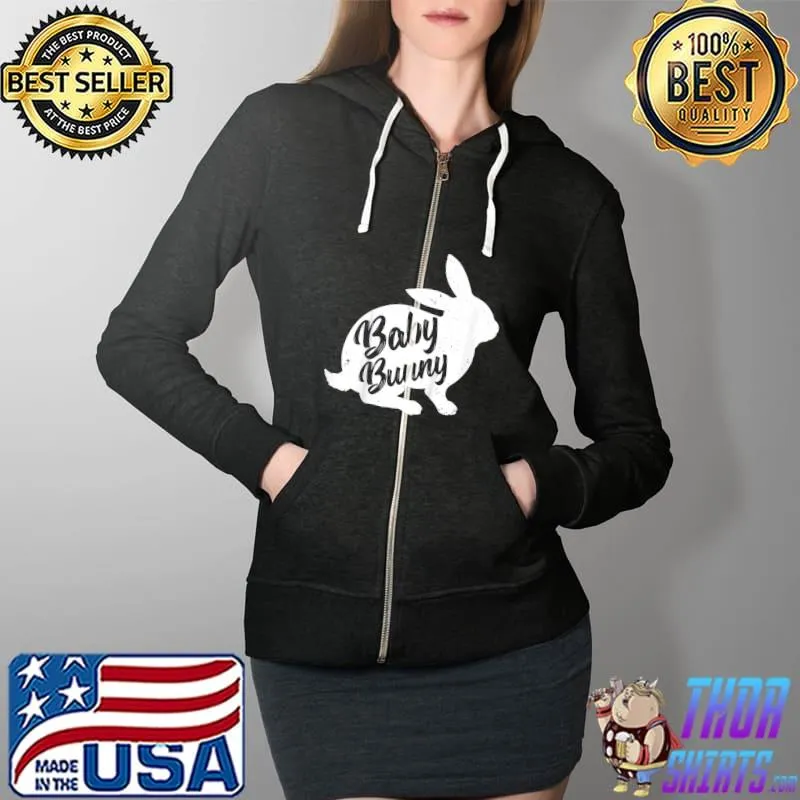 Kids Kids Baby Bunny For Baby Toddler Family Matching Easte Funny T-Shirt Full Zip Hooded
