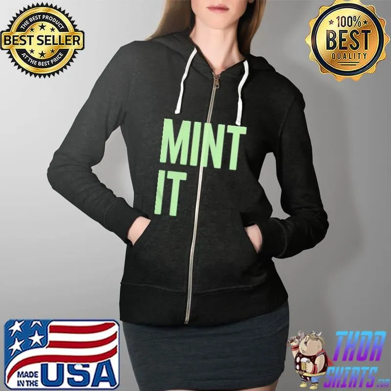 Mint it Full Zip Hooded