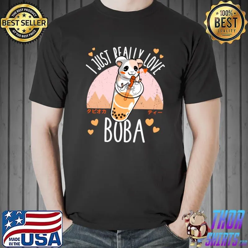 Mouse Boba Funny Anime Japanese Bubble Tea Lover T- Unisex