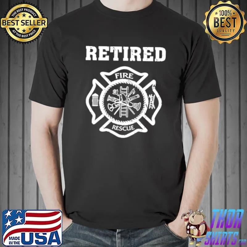 Retired Firefighter Badge Unisex