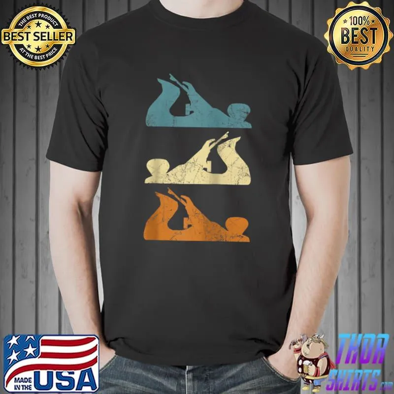 Retro Vintage Woodworking Plane Woodworker Carpentry T- Unisex
