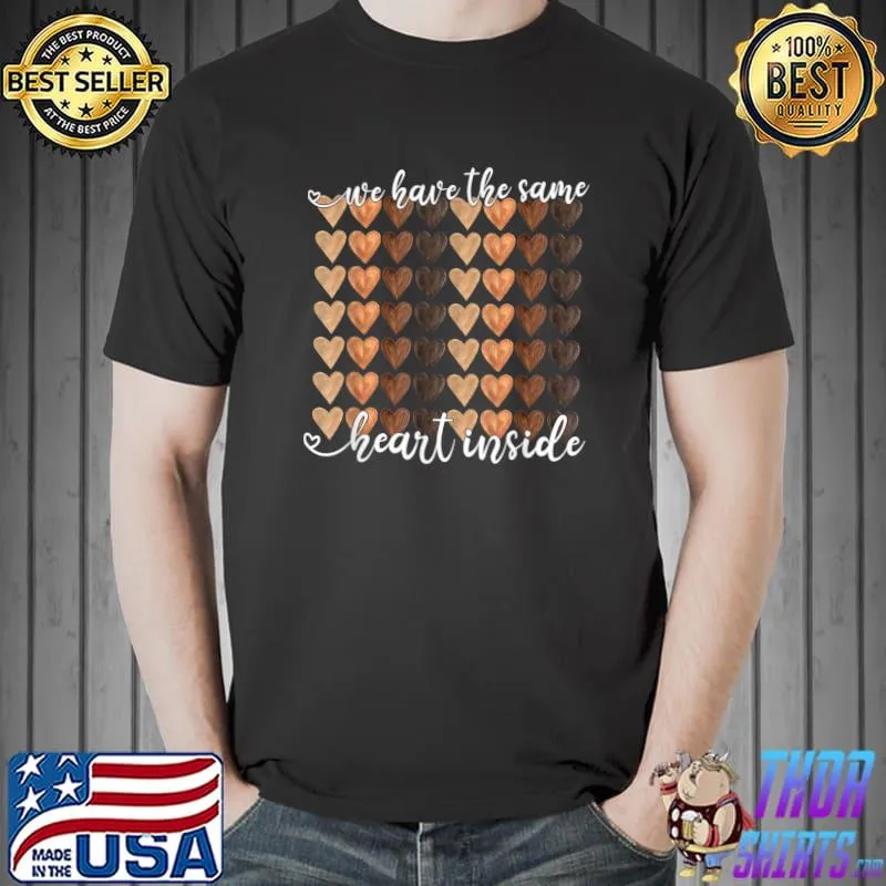 Same Heart Black History Month African American T-Shirt Unisex