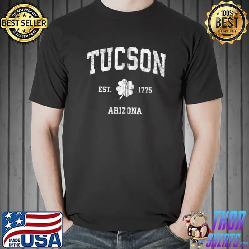 Tucson Arizona Vintage Shamrock Sports T-Shirt Unisex