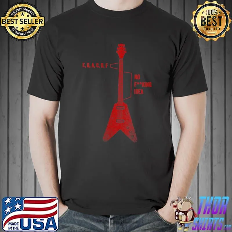Vintage Acoustic Guitar A Guitar Musician T-Shirt Unisex