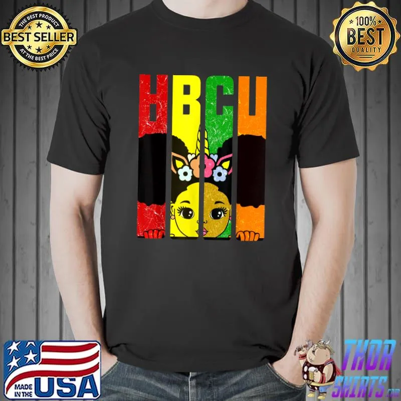 Vintage HBCU Grad Girl Graduation Historically Black College T-Shirt Unisex