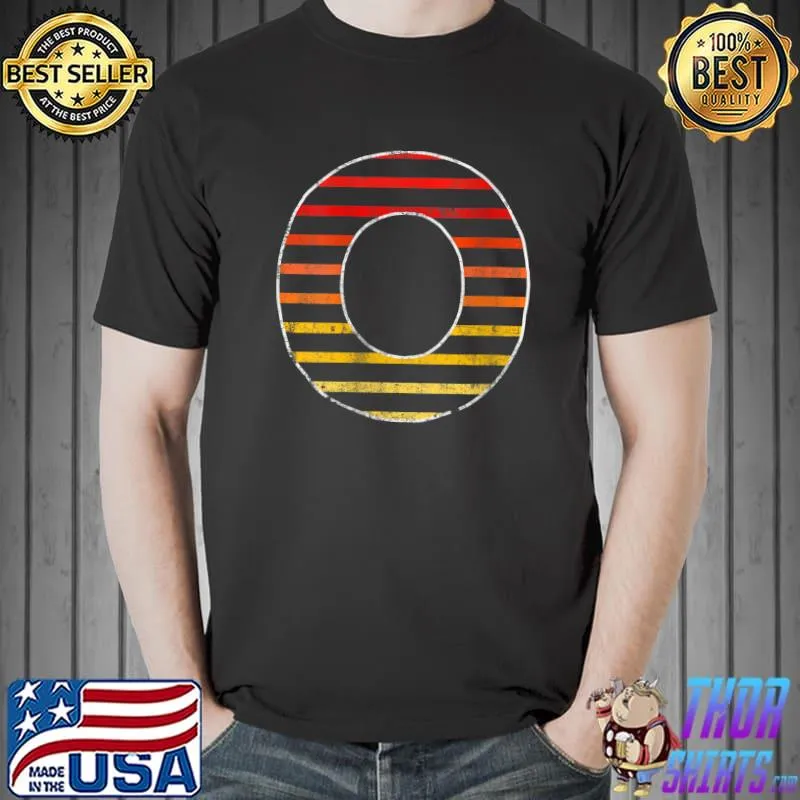 Vintage Letter O T- Unisex