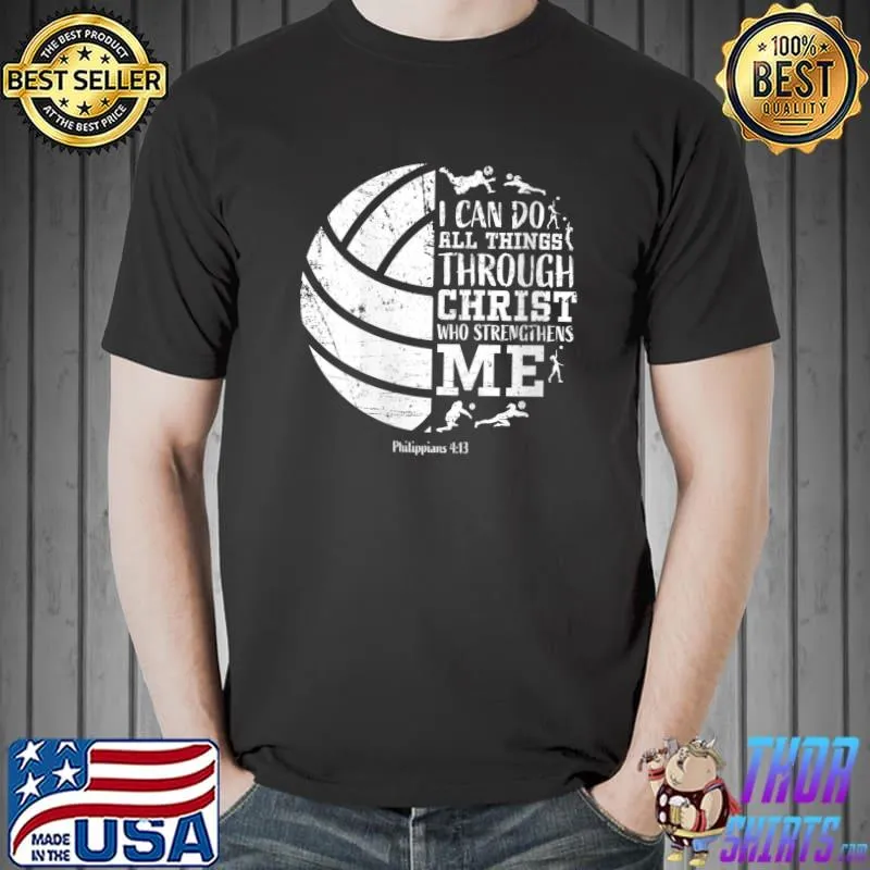 Volleyball Shirts Teen Girls Women Men Youth Gifts Christian T- Unisex