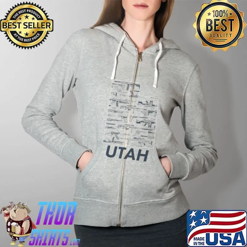Wyoming Retro Vintage Outdoors Mountain Graphic Design Premium T-Shirt Full Zip Hooded