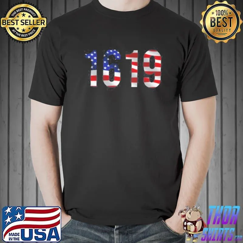 1619 American flag Unisex