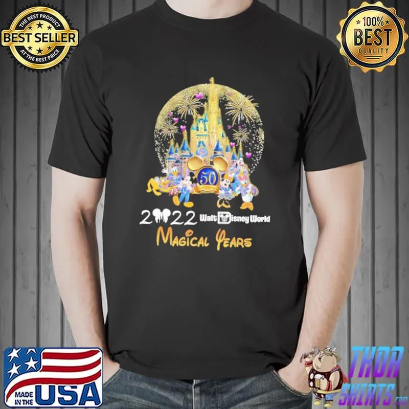 2022 50th walt disney world magical years shirt