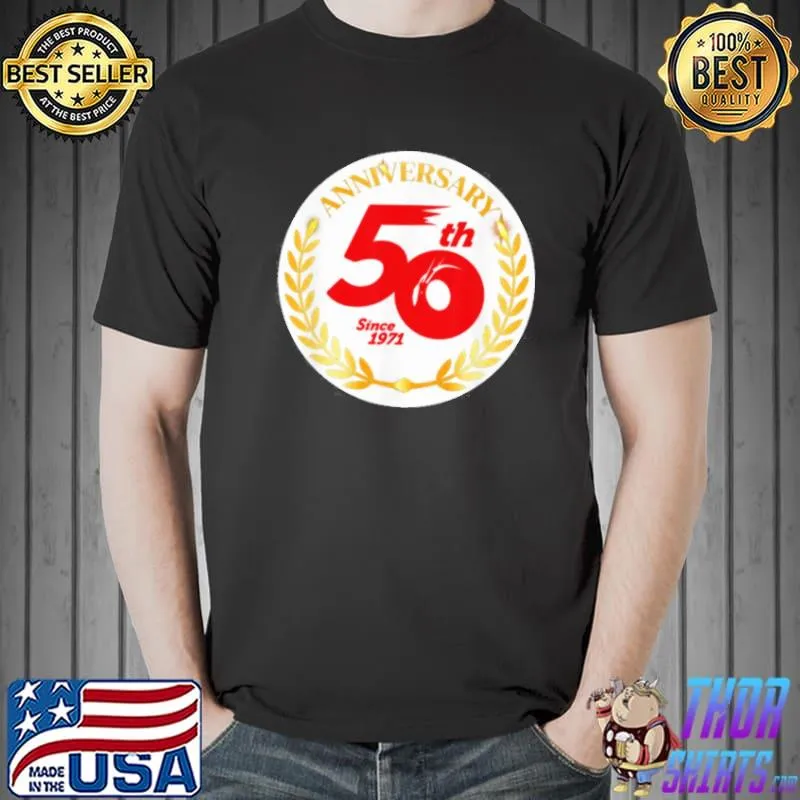 50th anniversary since 1971 Unisex