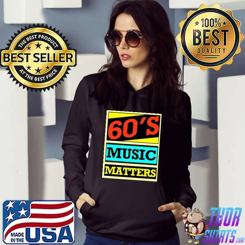 60's music matters vintage Hoodie