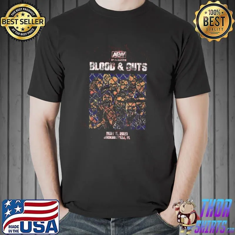 AEW Blood And Guts May 5 2021 Event Jacksonville Shirt Unisex