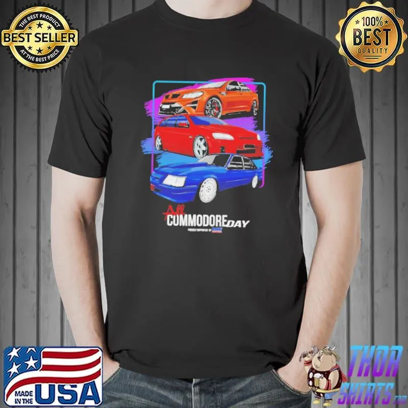 All commodore day proudly supported by rare spares Unisex